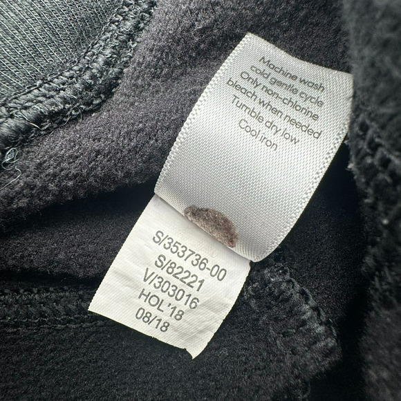 ATHLETA | Women's Medium Sierra Wide Loose Slit Hem Ankle Black‎ Stretchy Pants - Picture 6 of 10